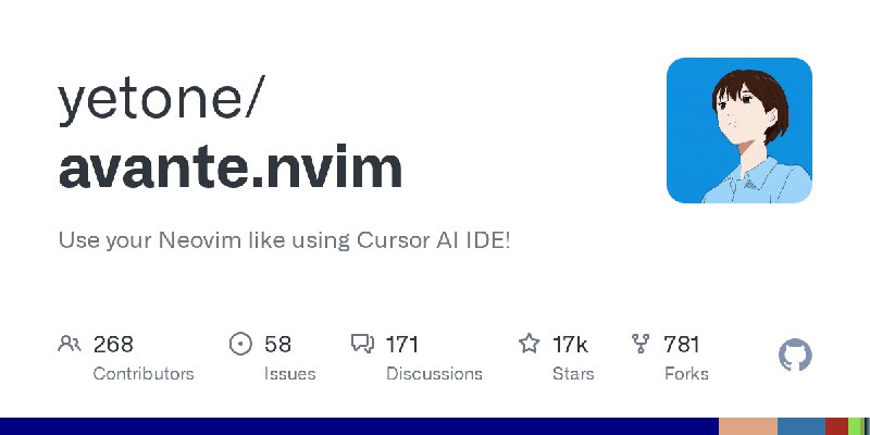 GitHub - yetone/avante.nvim: Use your Neovim like using Cursor AI IDE!