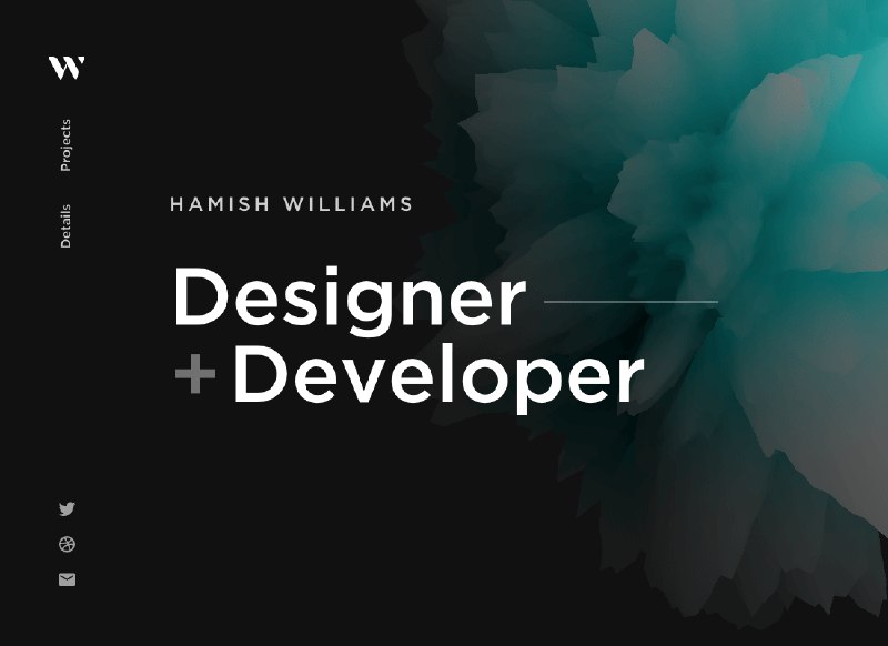 GitHub - HamishMW/portfolio: My personal portfolio website built using React and three js